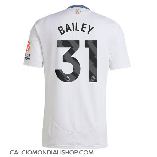 Maglie da calcio Aston Villa Leon Bailey #31 Seconda Maglia 2024-25 Manica Corta